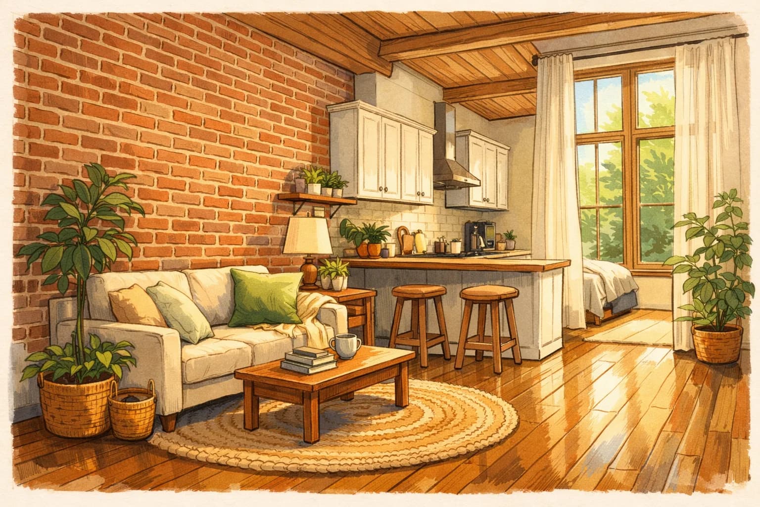 A private, self-contained loft near Duke Cancer Center