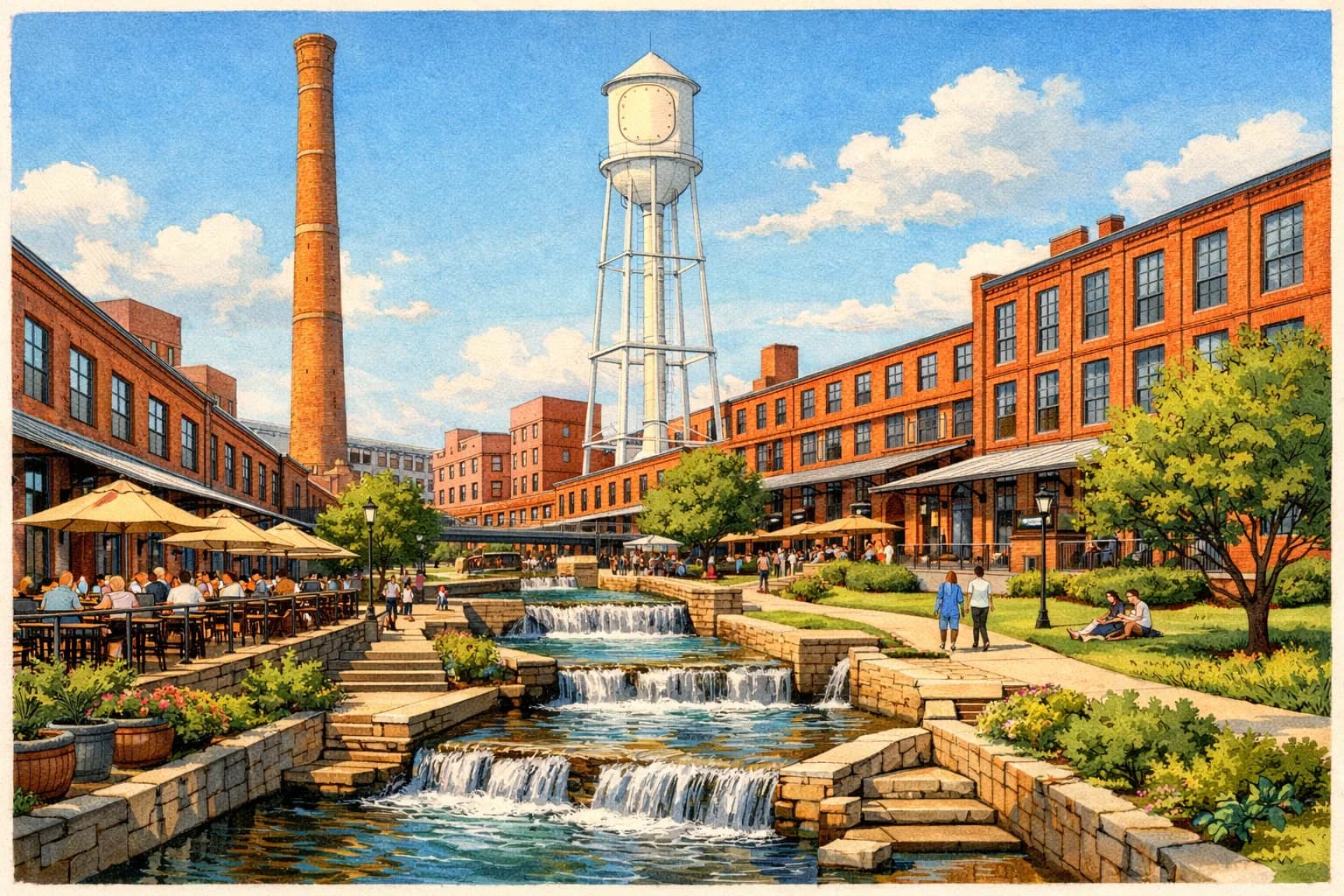 American Tobacco Campus near Family Stays in Durham