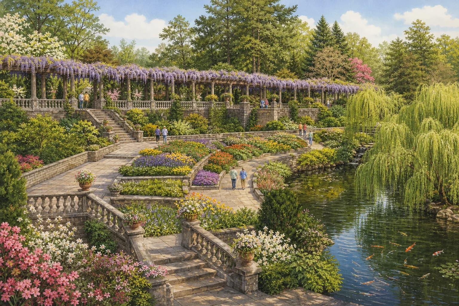 Sarah P. Duke Gardens near Family Stays in Durham