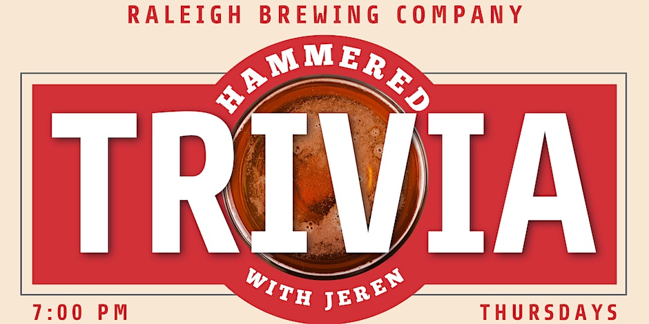 Hammered Trivia things to do raleigh nc