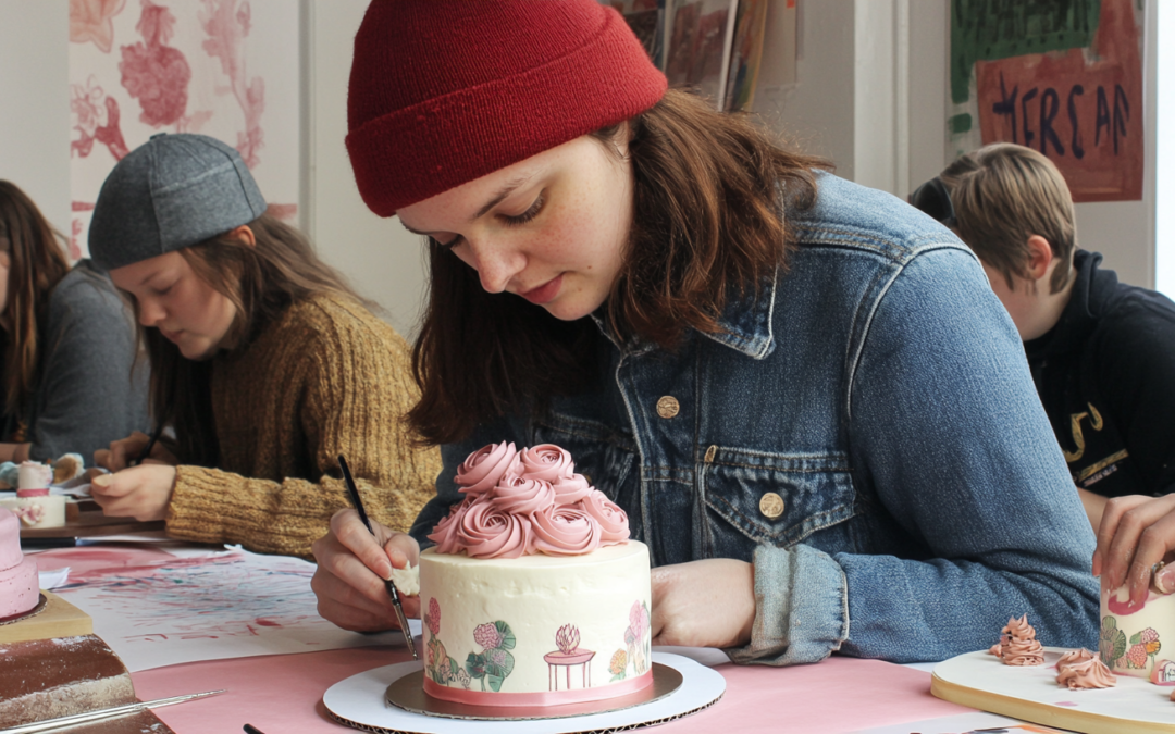 Fall Floral Cake Decorating-with Sugar Dot’s Bakery